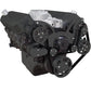 CVF B-454-WRAPTOR-ACO-EWP Black Serpentine System for 396 427 & 454 - AC & Alternator w/ Electric Water Pump - All Inclusive