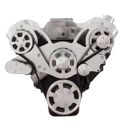 CVF 454-WRAPTOR-ACO Serpentine System for 396 427 & 454 - AC & Alternator - All Inclusive