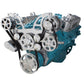 CVF PONT-WRAPTOR-AC Pontiac Serpentine System for 350-400 428 & 455 V8 - AC Power Steering & Alternator - All Inclusive