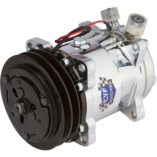 CVF Racing CVF-SANDEN-508-134A-C-2V SANDEN-508-134A-C-2V Sanden Style AC Compressor R134A V-Belt Pulley