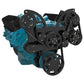 CVF B-PONT-WRAPTOR-ALT Stealth Black Pontiac Serpentine System for 350-400 428 & 455 V8 - Alternator Only - All Inclusive