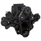 CVF B-454SC-WRAPTOR-ALT-EWP Stealth Black Serpentine System for 396 427 & 454 Supercharger - Alternator Only - All Inclusive