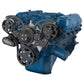 CVF Racing CVF-BD-351C-WRAPTOR-PS BD-351C-WRAPTOR-PS Black Diamond Serpentine System for 351C 351M & 400 - Power Steering & Alternator - All Inclusive