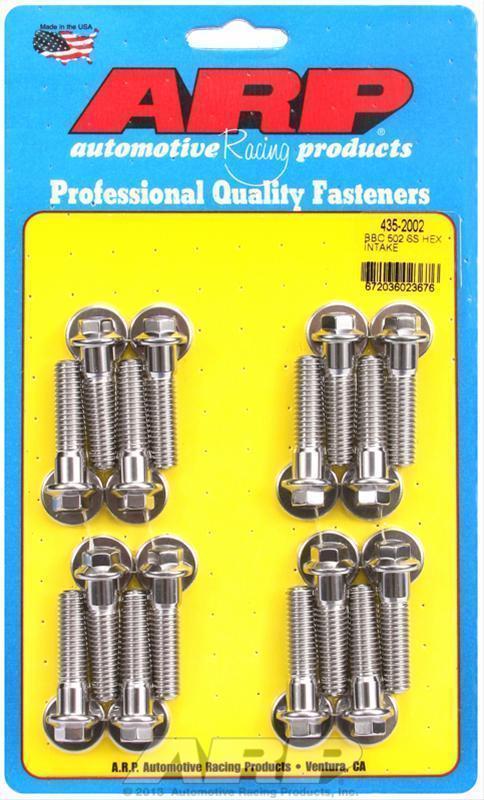 Chev big block Gen VI 502 C.I.D. V8 435-2002 BB Chevy SS Hex Intake Manifold Bolt Kit ARP Fasteners ARP435-2002