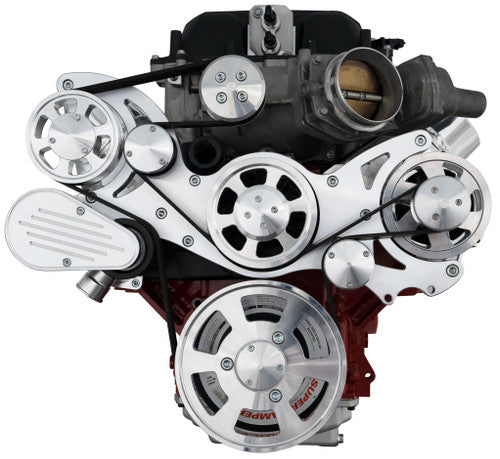 LSA-WRAPTOR-AC-CAM Chevy LSA Serpentine Kit AC Alternator & Power Steering