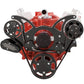 CVF BD-350-WRAPTOR-ACO-EWP Black Diamond Serpentine System for Chev SB 283-350-400 - AC & Alternator w/ Electric Water Pump - All Inclusive