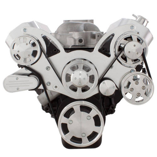 CVF 454-WRAPTOR-PS Serpentine System for 396 427 & 454 - Power Steering & Alternator - All Inclusive