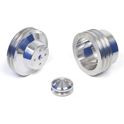 CVF AMCL23KIT AMC / Jeep Billet Aluminum Pulley Kit 2/3 Groove