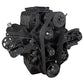 CVF B-454SC-WRAPTOR-PS Black Serpentine System for 396 427 & 454 Supercharger - Power Steering & Alternator - All Inclusive