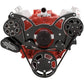 CVF BD-350-WRAPTOR-ACO-EWP Black Diamond Serpentine System for Chev SB 283-350-400 - AC & Alternator w/ Electric Water Pump - All Inclusive
