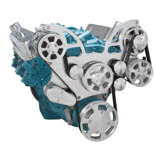 CVF PONT-WRAPTOR-ACO Pontiac Serpentine System for 350-400 428 & 455 V8 - AC & Alternator - All Inclusive