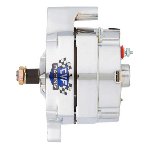 CVF Racing CVF-FORD-1WIRE-100A Ford-1WIRE-100A Ford 1-Wire Alternator 100 Amps Triple Chrome Plated Ford-1WIRE-100A