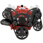 CVF BD-350-WRAPTOR-ACO-EWP Black Diamond Serpentine System for Chev SB 283-350-400 - AC & Alternator w/ Electric Water Pump - All Inclusive
