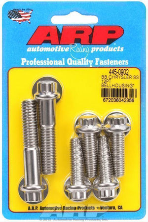 ARP 444-0902 Chrysler 273-360 Wedge SS 12PT Bellhousing Bolt Kit