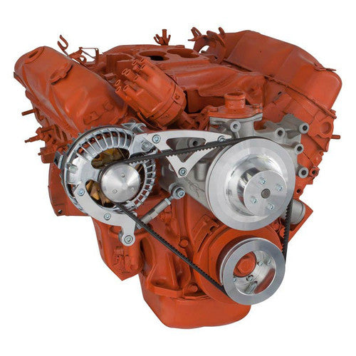 CVF 383-ALT-SYSTEM Chrysler Big Block Alternator Pulley System 383 400