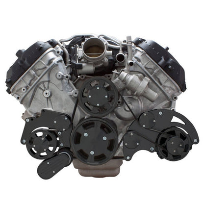 CVF B-FC5-WRAPTOR-ALT Stealth Black Serpentine System for Ford Coyote 5.0 - Alternator - All Inclusive