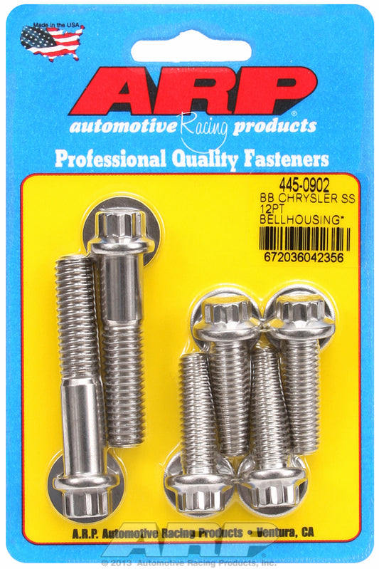 ARP 445-0902 BB Chrysler SS 12PT Bellhousing Bolt Kit