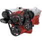 CVF BD-350-WRAPTOR-ACO-EWP Black Diamond Serpentine System for Chev SB 283-350-400 - AC & Alternator w/ Electric Water Pump - All Inclusive