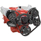 CVF BD-350-WRAPTOR-ALT-EWP Black Diamond Serpentine System for Chev SB 283-350-400 - Alternator Only w/ Electric Water Pump - All Inclusive