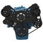 CVF B-360-WRAPTOR-ACO Stealth Black Serpentine System for Small Block Mopar - AC & Alternator - All Inclusive