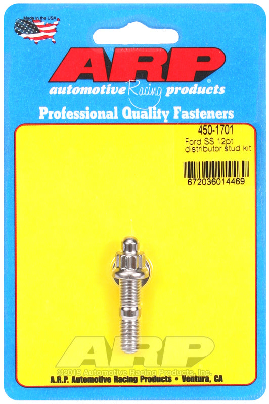 Ford small block Windsor, Cleveland, Modified, Ford big block FE & 385 Series V8 450-1701 SS 12PT Distributor Stud Kit ARP Fasteners ARP450-1701