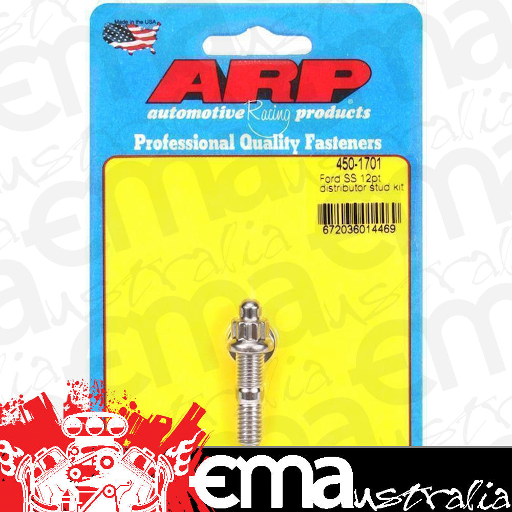 Ford small block Windsor, Cleveland, Modified, Ford big block FE & 385 Series V8 450-1701 SS 12PT Distributor Stud Kit ARP Fasteners ARP450-1701