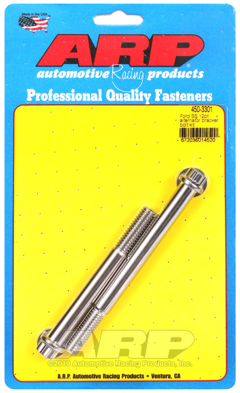 ARP 450-3301 Ford SS 12PT Alternator Bracket Bolt Kit