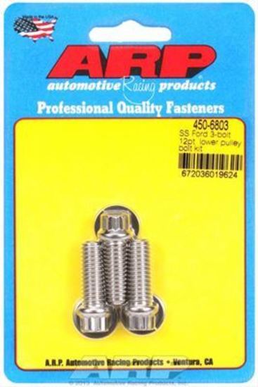 ARP 450-6803 Ford SS 3-Bolt 12PT Lower Pulley Bolt Kit