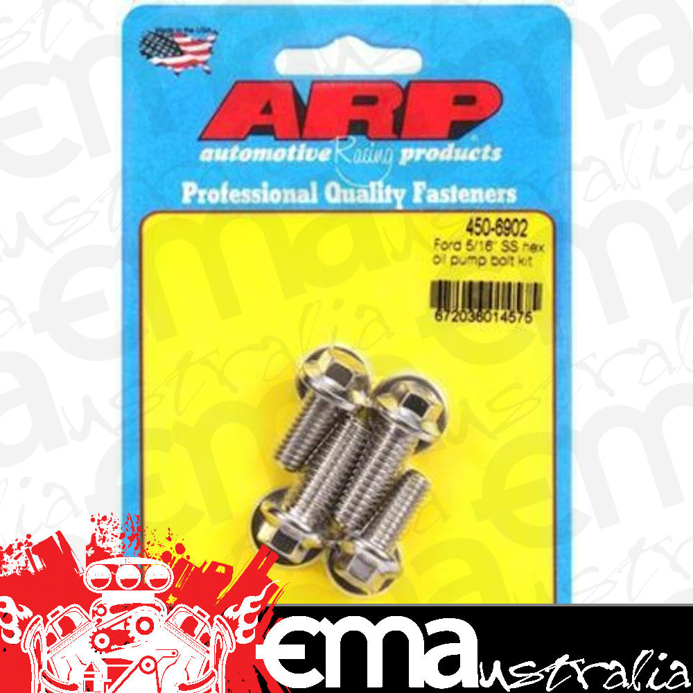 ARP 450-6902 Ford SS 5/16" Hex Oil Pump Bolt Kit