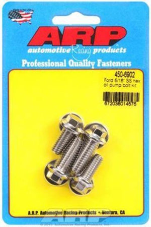 ARP 450-6902 Ford SS 5/16" Hex Oil Pump Bolt Kit