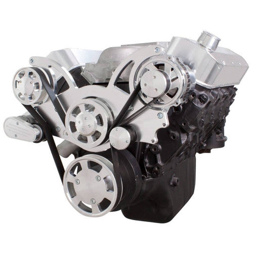 CVF 454-WRAPTOR-ACO Serpentine System for 396 427 & 454 - AC & Alternator - All Inclusive