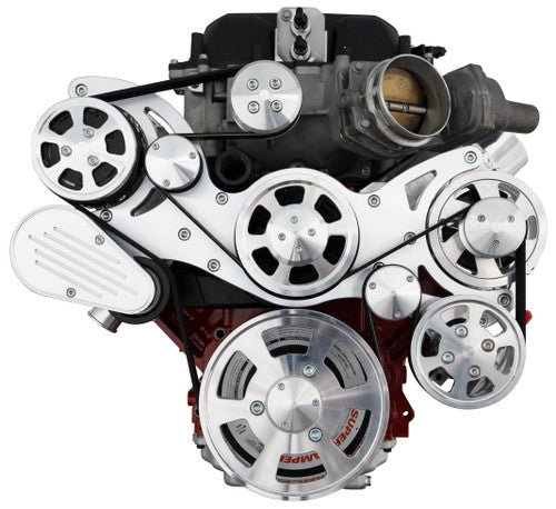 LSA-WRAPTOR-AC-CAM Chevy LSA Serpentine Kit AC Alternator & Power Steering