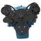 CVF B-360-WRAPTOR-ALT Stealth Black Serpentine System for Small Block Mopar - Alternator Only - All Inclusive