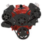 CVF B-350-WRAPTOR-ACO Black Serpentine System for Chev SB 283-350-400 - AC & Alternator - All Inclusive
