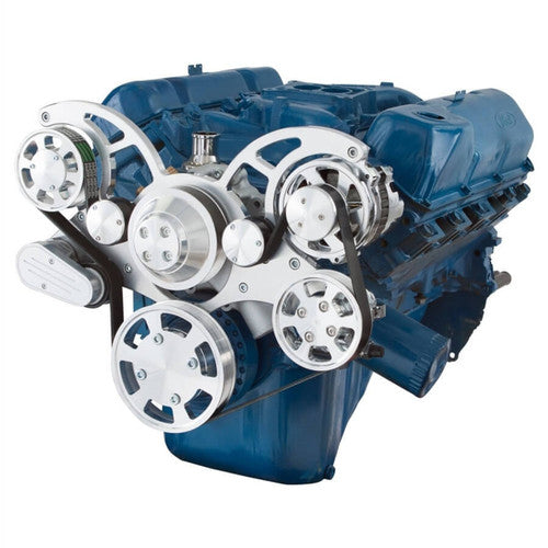 CVF Racing CVF-351C-WRAPTOR-ACO 351C-WRAPTOR-ACO Serpentine System for 351C 351M & 400 - AC & Alternator - All Inclusive