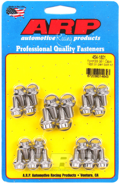 ARP 454-1801 Ford SS 351C & W 12PT Oil Pan Bolt Kit