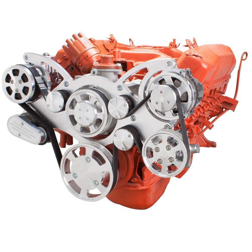 CVF 440-WRAPTOR-AC Serpentine System for Big Block Mopar - AC Power Steering & Alternator - All Inclusive