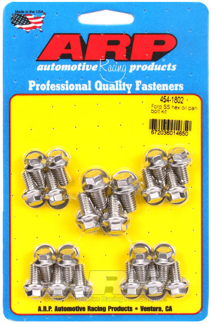 ARP Fasteners ARP454-1802 454-1802 Ford SS Hex Oil Pan Bolt Kit