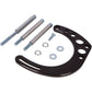 CVF Racing CVF-B-350-ALTBRKT-C-EWP B-350-ALTBRKT-C-EWP Stealth Black Chevy Small Block Alternator Bracket - Electric Water Pump
