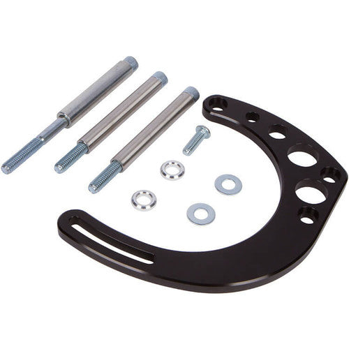 CVF Racing CVF-B-350-ALTBRKT-C-EWP B-350-ALTBRKT-C-EWP Stealth Black Chevy Small Block Alternator Bracket - Electric Water Pump