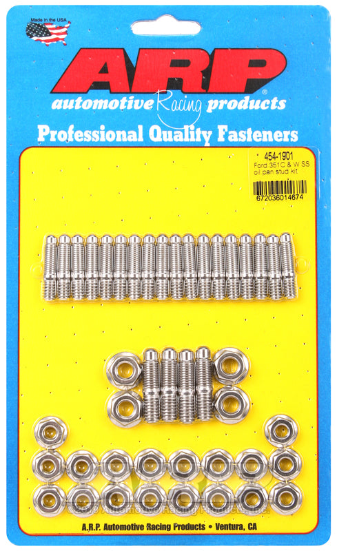 ARP 454-1901 Ford 351C & W SS Oil Pan Stud Kit