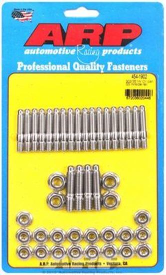 ARP 454-1902 Ford 302/351W Oil Pan Stud Kit w/ SIDe Rail