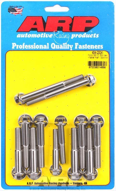 ARP 454-2004 Ford 351C SS Hex Intake Manifold Bolt Kit