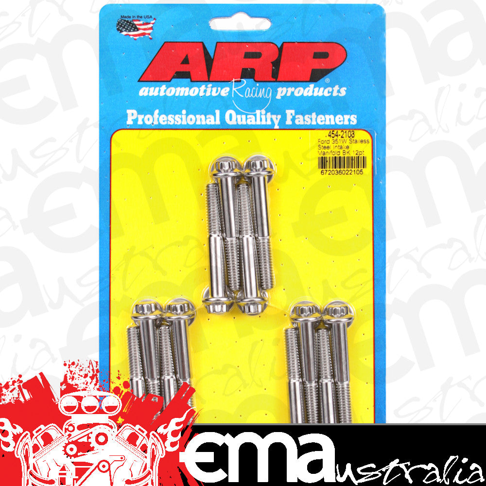 ARP 454-2103 Ford 351W SS 12PT Intake Manifold Bolt Kit
