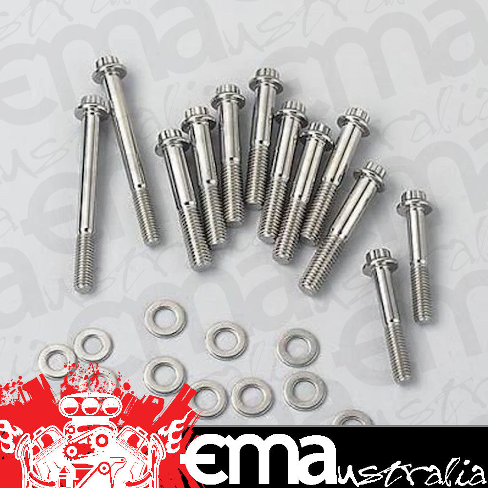 Ford Cleveland 351 C.I.D 454-2104 351C SS 12PT Intake Manifold Bolt Kit ARP Fasteners ARP454-2104