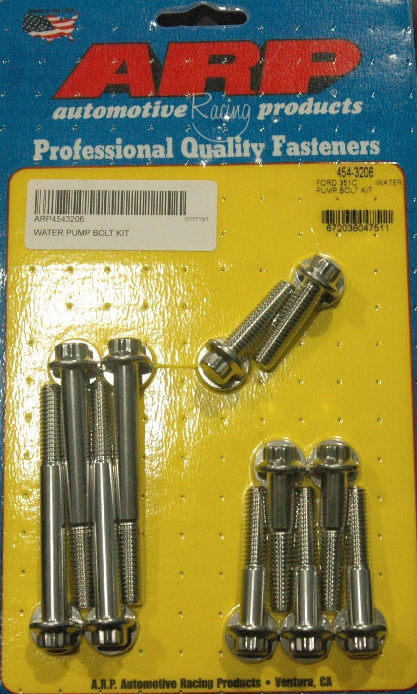 ARP 454-3206 Ford 351C SS Hex Water Pump Bolt Kit
