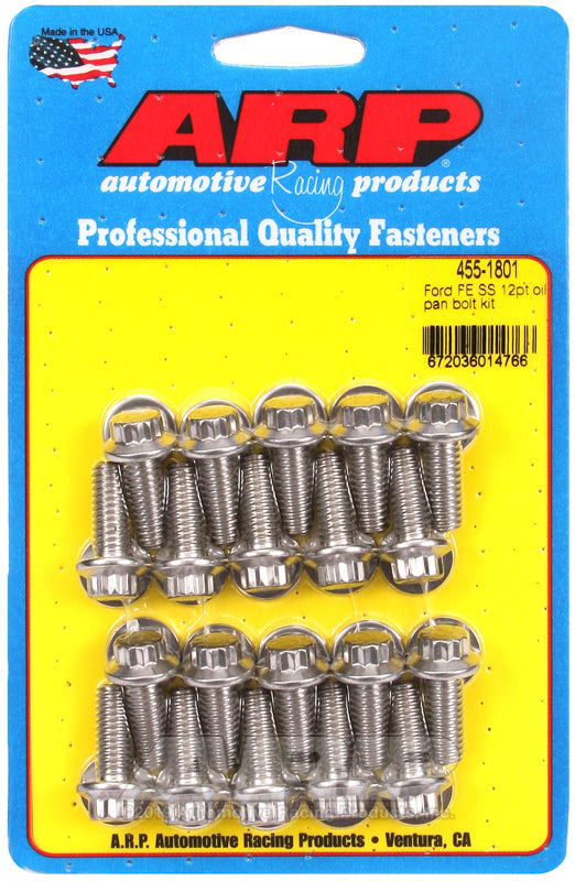 ARP 455-1801 Ford Fe SS 12PT Oil Pan Bolt Kit