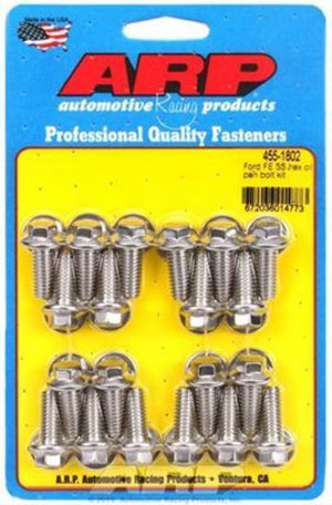 ARP 455-1802 Ford Fe SS Hex Oil Pan Bolt Kit