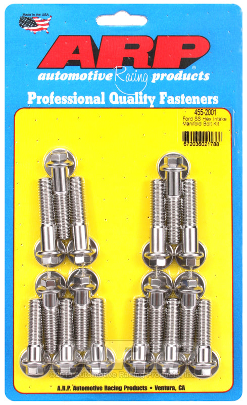 ARP 455-2001 BB Ford SS Hex Intake Manifold Bolt Kit
