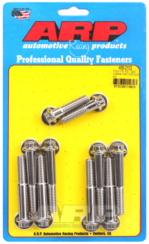 ARP 455-2102 Ford Fe SS 12PT Intake Manifold Bolt Kit